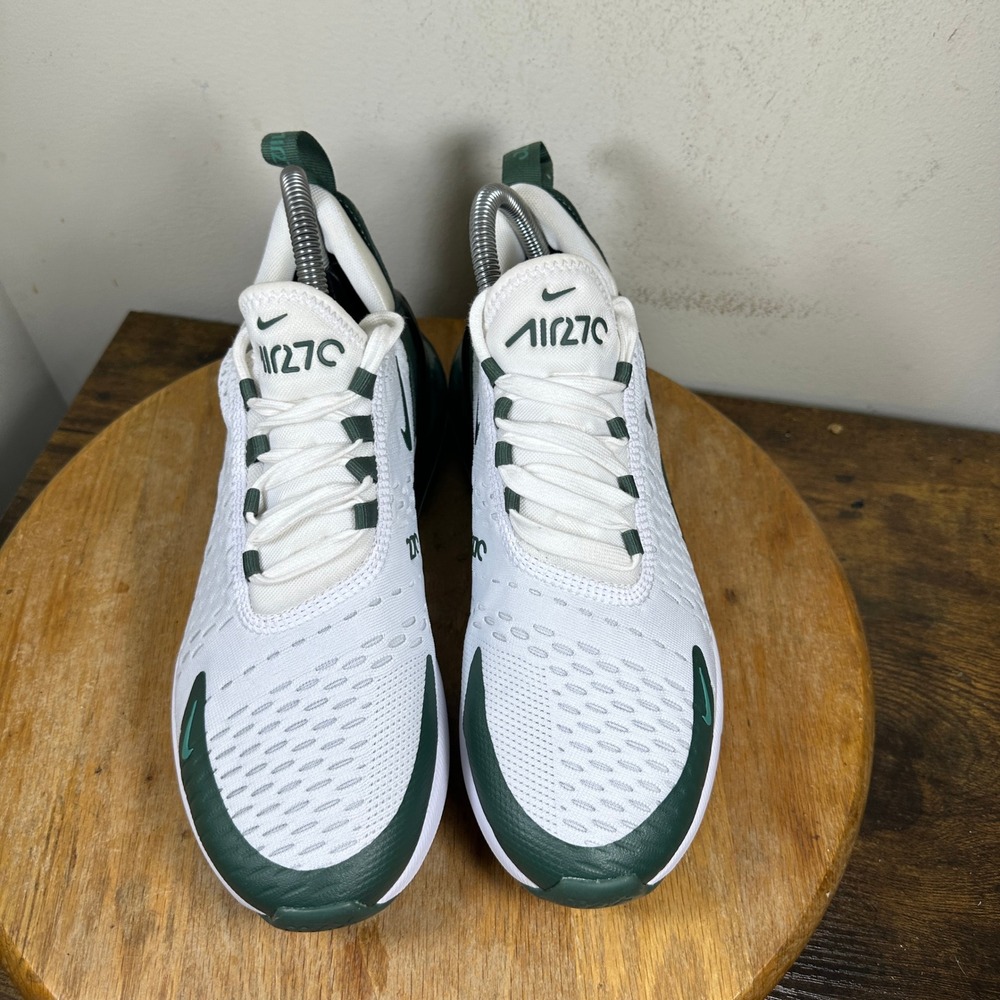 Nike Air Max 270 Womens White Gorge Green Running Shoes HQ3421-100 Size 8.5 - Picture 5 of 8